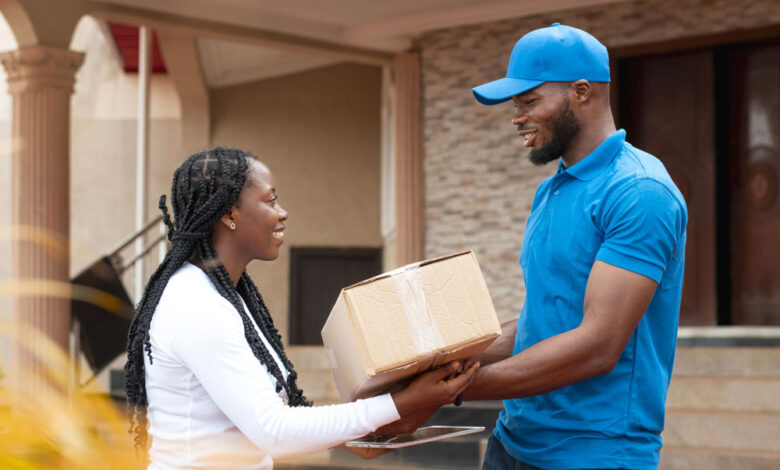 Online sales - Order delivery in Africa